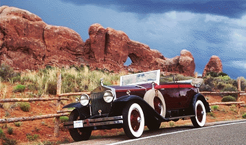 Rolls Royce at Arches National Monument